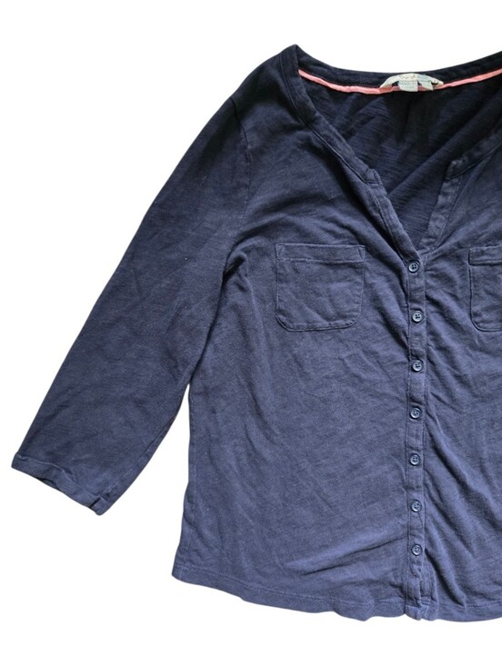 Boden Tops - Navy Blue Boden Top 3/4 Sleeve - 6P